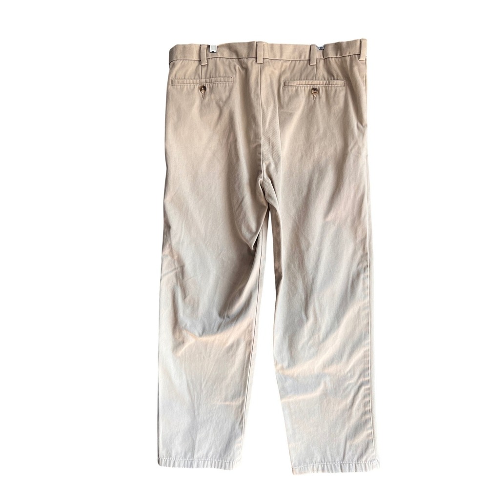George‎ Mens Barley Cotton Chino Pants Tan Straight Leg 38x32 GM00204E - Picture 2 of 12